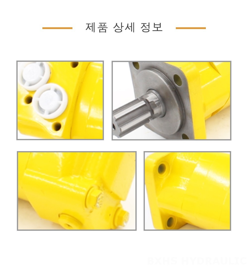 BM5 사이클로이드 유압 모터-2 100 cc/r 75 Lpm 유압 모터